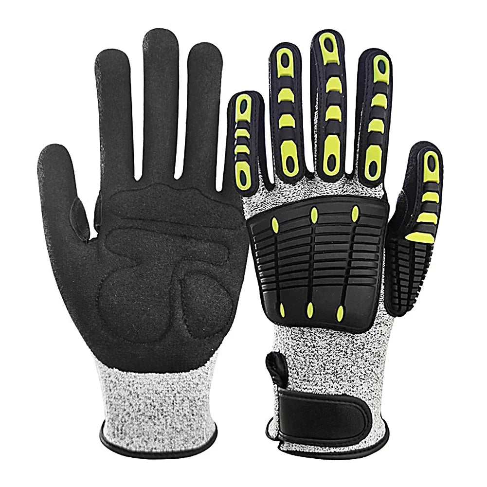 TPR Nitrile Safety Work Gloves – Cut & Impact Protection