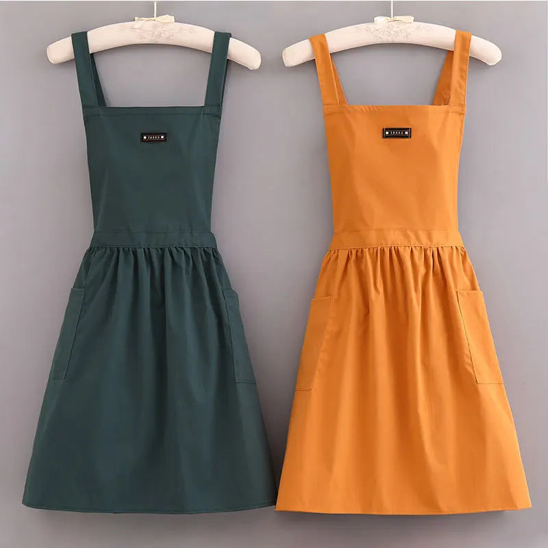 Soft Cotton Kitchen Cooking Apron With Cross Back For Cooking Catering Work Commercial Restaurant The Size Can Be Customized Oasis Select