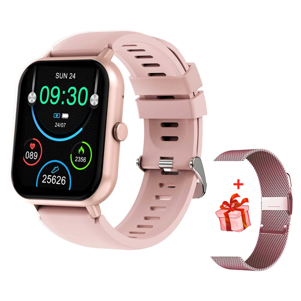 Blue Tooth Call Women Smart Watch 24H Health Monitor 100+ Sport Modes Waterproof Music Men Lady Smartwatch Information Push Oasis Select PIPIS a PIM