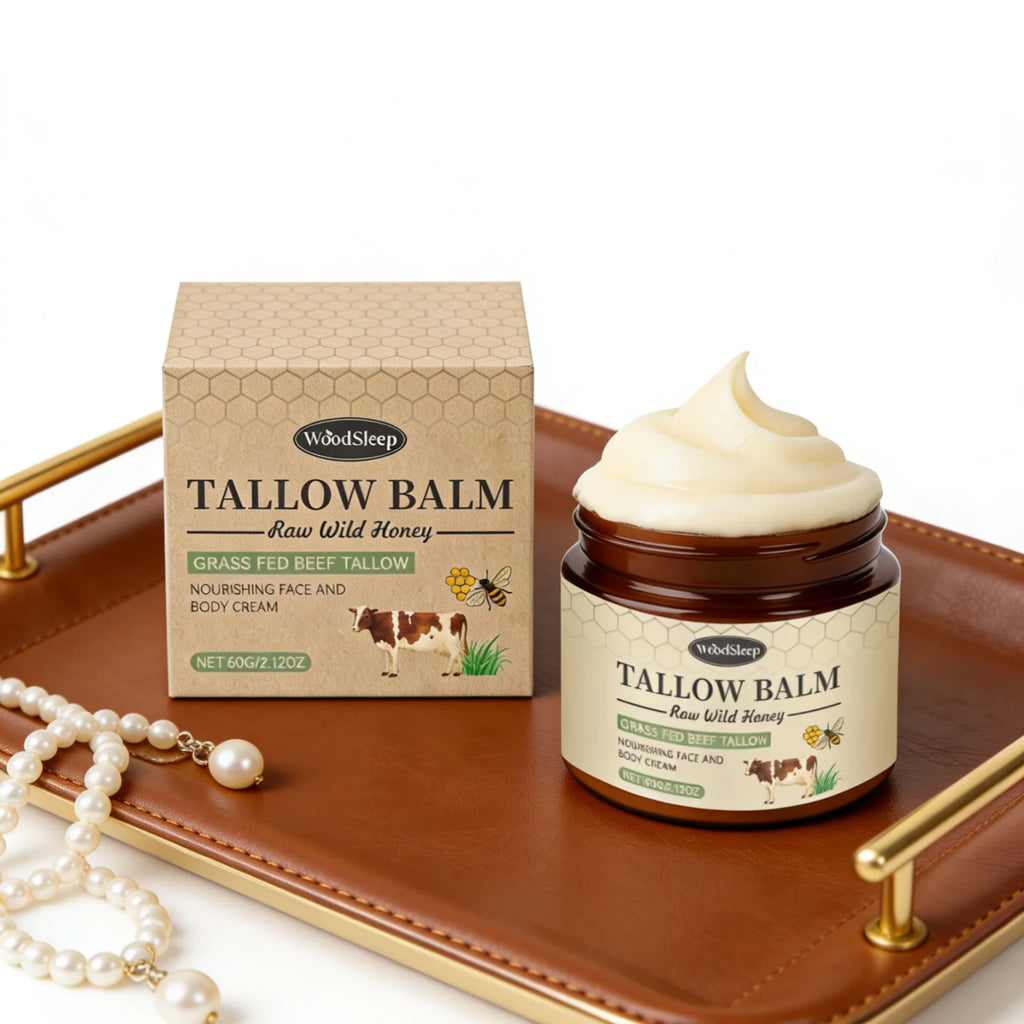 WoodSleep Beef Tallow Body Cream – Nourishing Moisturizer 60g Tallow Body Cream Oasis Select