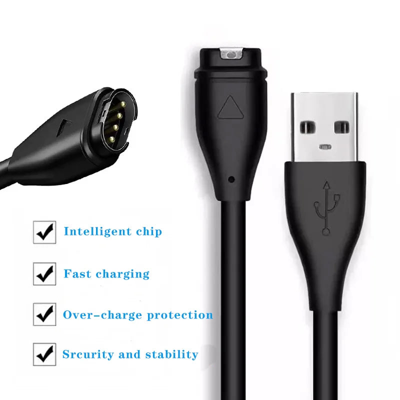 Garmin Watch Charger Cable – Fenix 7/6/5, Vivoactive, Instinct Smartwatch Charger Cable Oasis Select