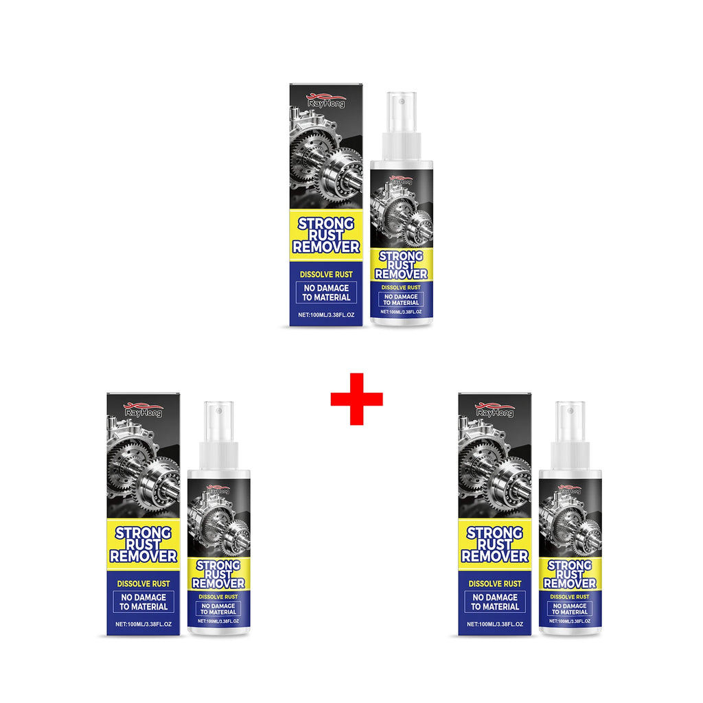 Rust Remover Spray for Car Household Hardware Metal Surface Cleaner Prevents Corrosion Multi Purpose Auto Parts Derusting Agent Oasis Select 3pcs