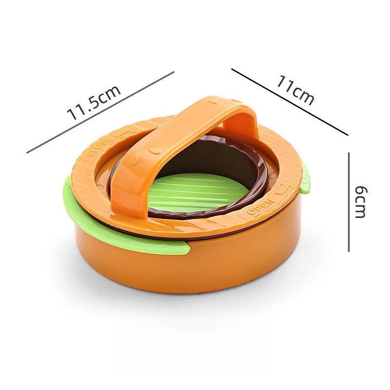 Amazon's Best-selling Round Burger Making Tool Meat Press Patty Press Combination Meat Press Kitchen Gadget Oasis Select Hamburger color bag