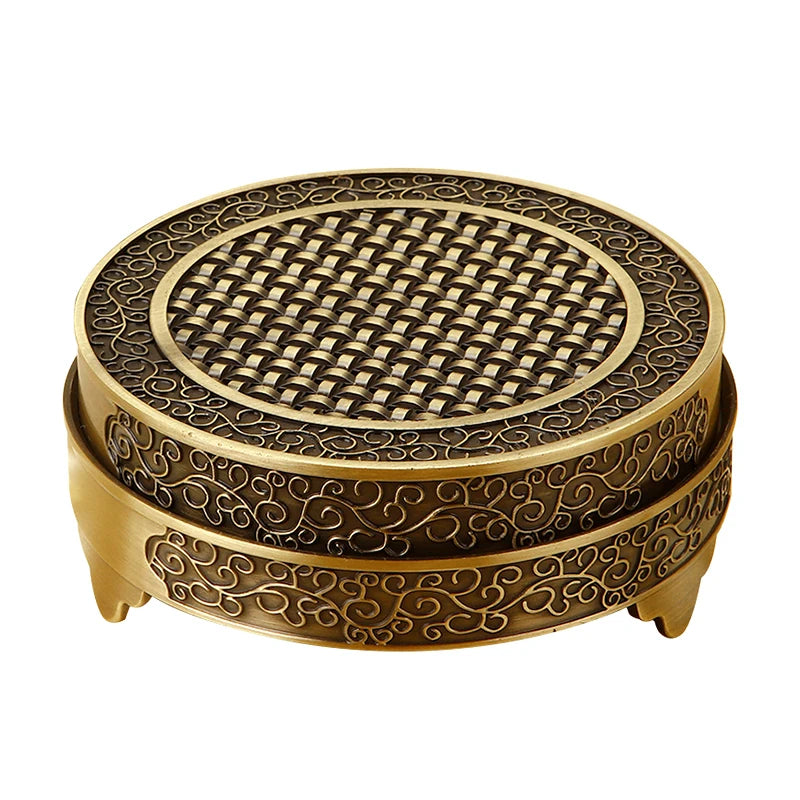 Fireproof Cotton Incense Stand Zinc Alloy Zen-like Indoor Incense Burner Sandalwood Incense Burner for Home Use Oasis Select
