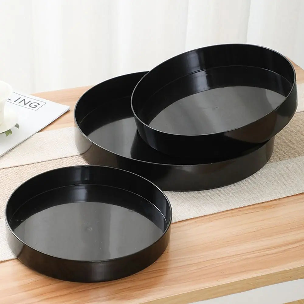 Large Round Japanese Plastic Flower Arrangement Tray