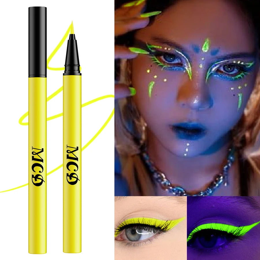 UV Neon Face & Body Paint Pen – 8 Colors, Waterproof