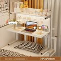 Household GoodsComputer Desk Dormitory Bed Table Folding Desk Upper And Lower Bunk Can Store Fixed E-sports Table Oasis Select 75 White B