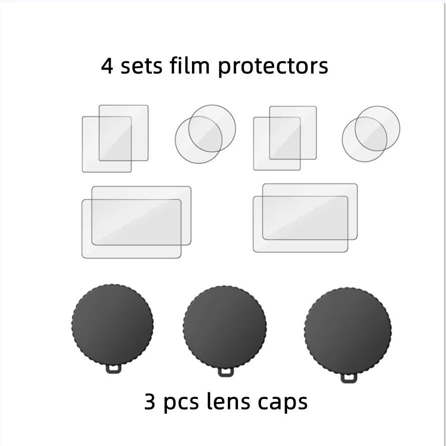 DJI Action 6 Hard Shell Case & Accessories Kit | EVA Carry Bag