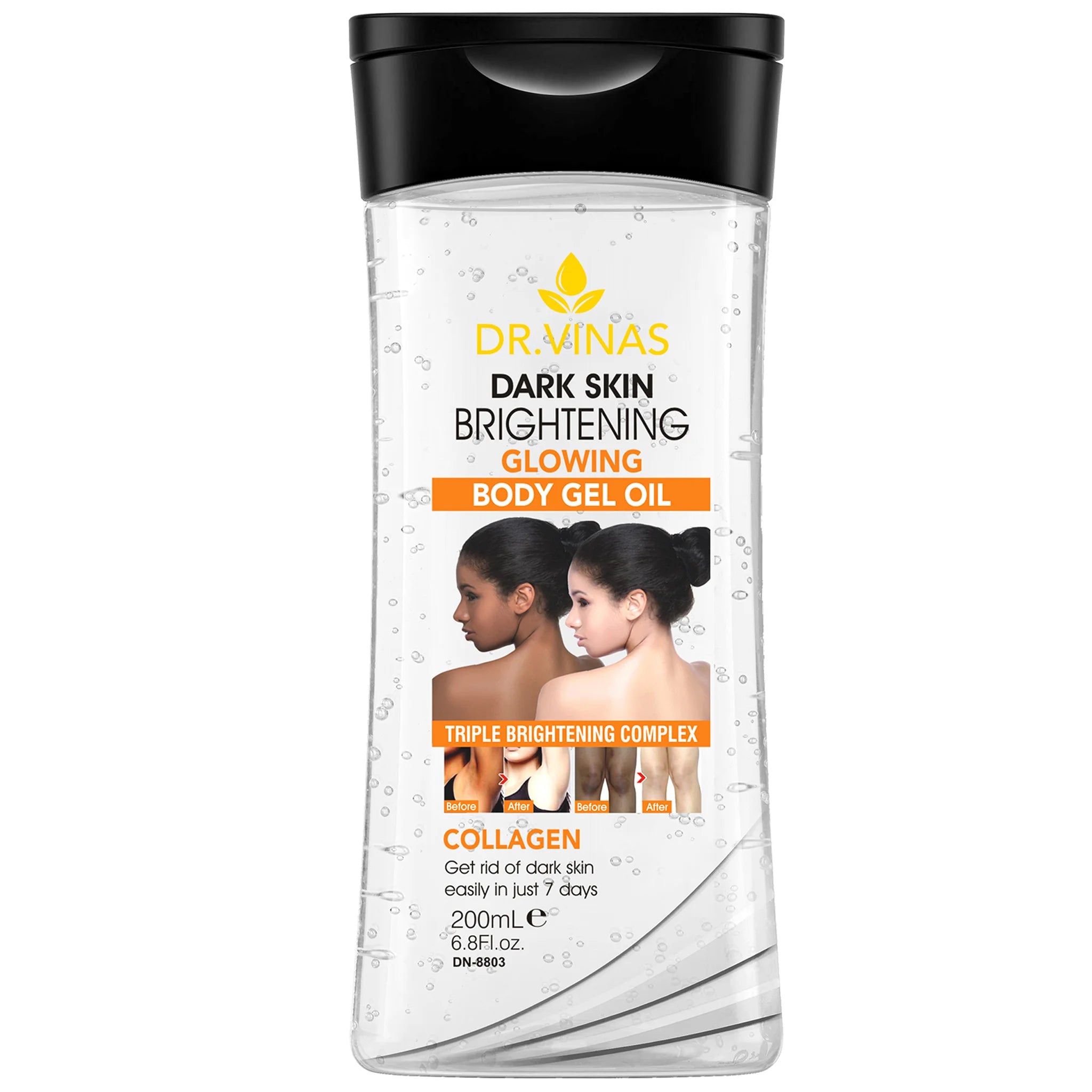 DR.DAVEY 200ml Brightening Body Gel Oil – Moisturizing Skin Care