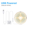 1M/3M/5M LED Bathroom Mirror Backlight Lighting USB 5V COB LED Strip Light Penetrable Mirror Touch Sensor Dimmer Vanity Lights Oasis Select Natural White USB 5V 5m