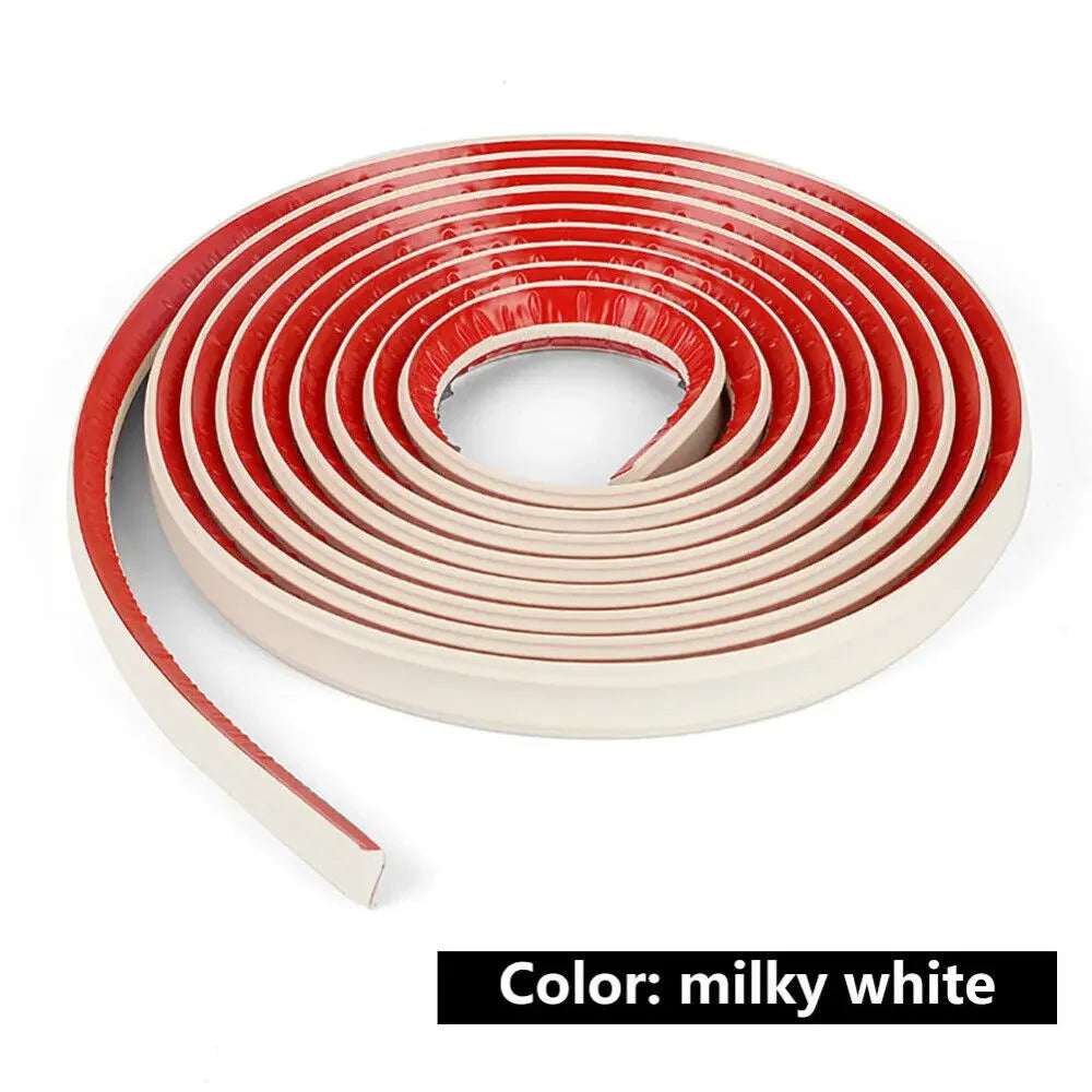 5M Self-Adhesive Wall Inner Corner Trim Corner Molding Line Tape Skirting Line Ceiling Caulk Internal Strip Edge Strip Home Dec Oasis Select white