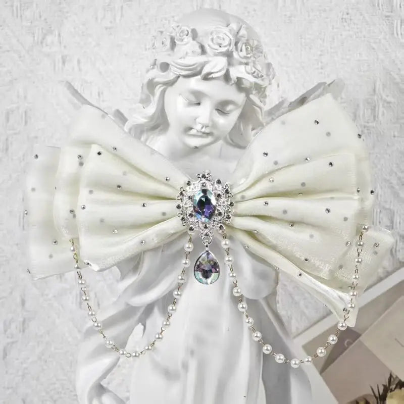 Rhinestone Bow Hair Clip for Girls – Princess Party Accessory Girls Hair Clip Oasis Select A18