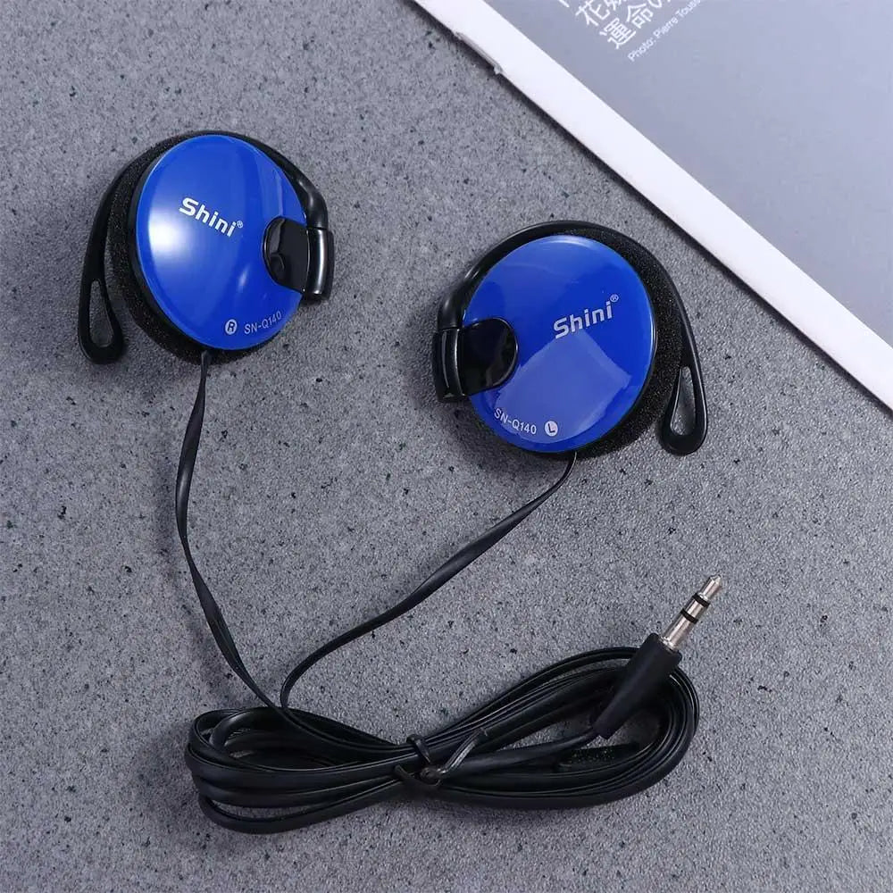 3.5mm Bass Headphones Ear Hook Headset Sports Earphone Wired Earpiece For Mp3 Computer Mobile Telephone Oasis Select