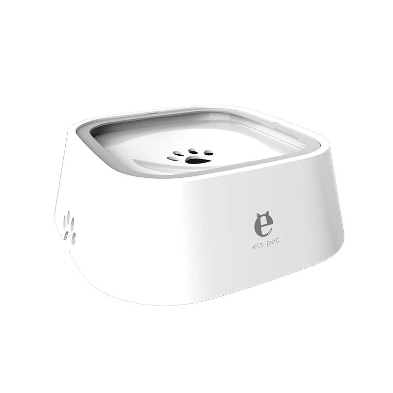 Pet Bowl, Dog Drinking Bowl, No Wet Mouth, Floating Bowl To Prevent Knocking, Cat Water Dispenser, Splash-proof Dog Bowl Oasis Select White 18.5x22.5x7.8cm