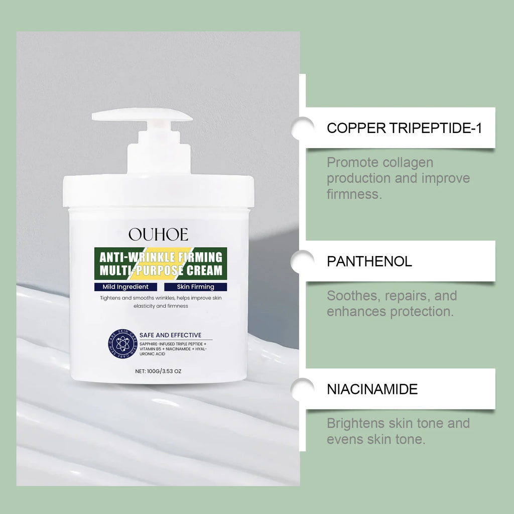 Soothing Lotion Lift Firming Reducing Fine Lines Tightening Deep Hydration Anti-Wrinkle Refreshing Moisturizer Face Body Cream Oasis Select