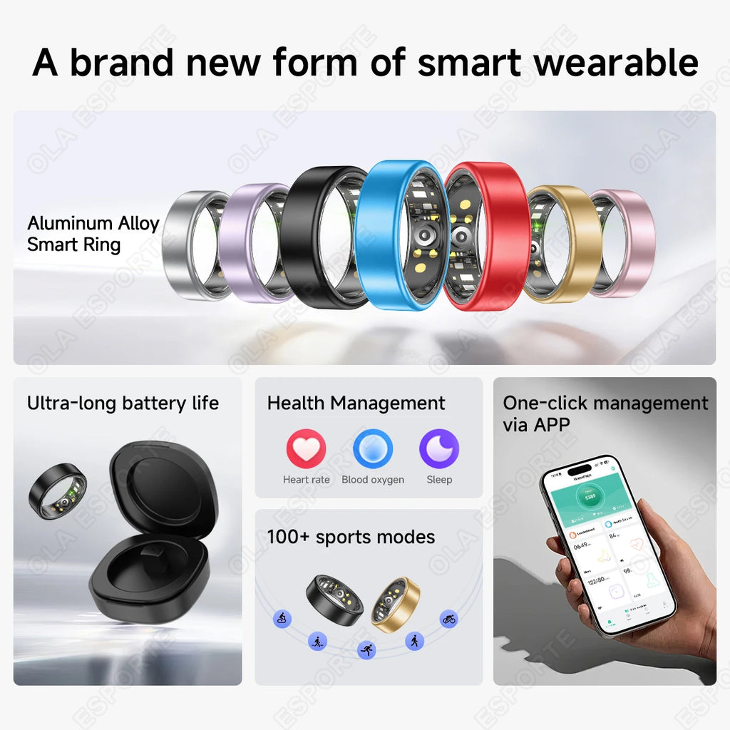 R09 Smart Ring – Heart Rate, SpO2 & Sleep Tracker | 5ATM