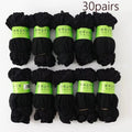 10/20/30/50Pairs Transparent Summer Socks Ultrathin Women Nylon Ladies Female Short Ankle Meias Elastic Crystal Spring Silk Sox Oasis Select 30pairs Black One Size