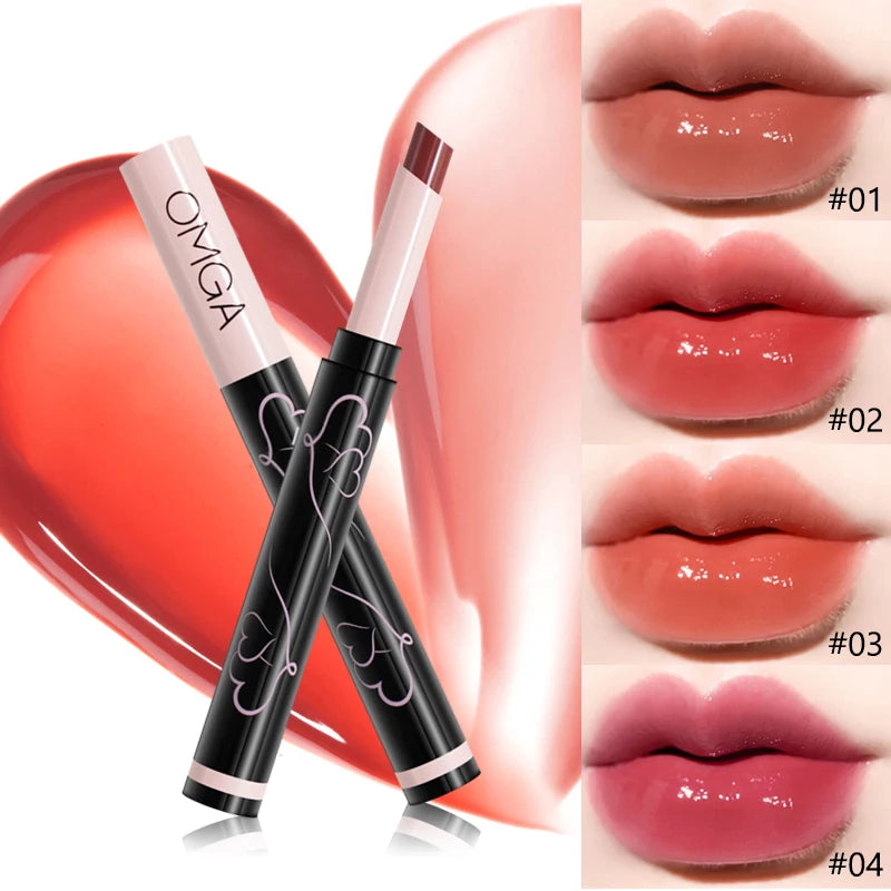 Solid Lip Gloss – Long-Lasting Moisturizing Non-Stick Formula Lip Gloss Oasis Select