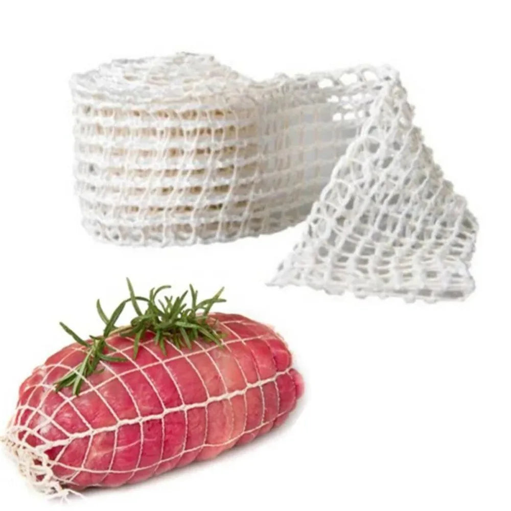 3-meter cotton meat net, ham sausage net, slaughter rope, sausage roll, meat cooking tool, hot dog sausage, sausage casing packa Oasis Select