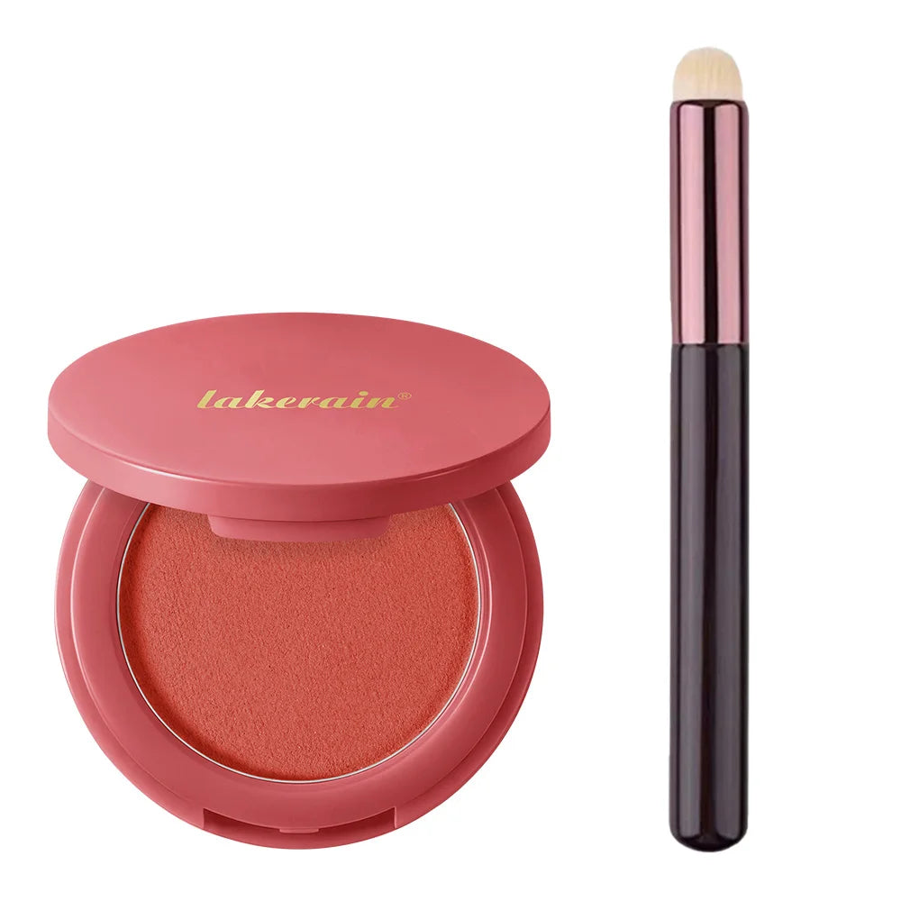 Soft Poke Matte Blush & Brush Long-wear Seamless Skin Fusion Dewy Glow Matte Bouncy Blusher Moisturizer Lightweight Woman Makeup Oasis Select SET 4