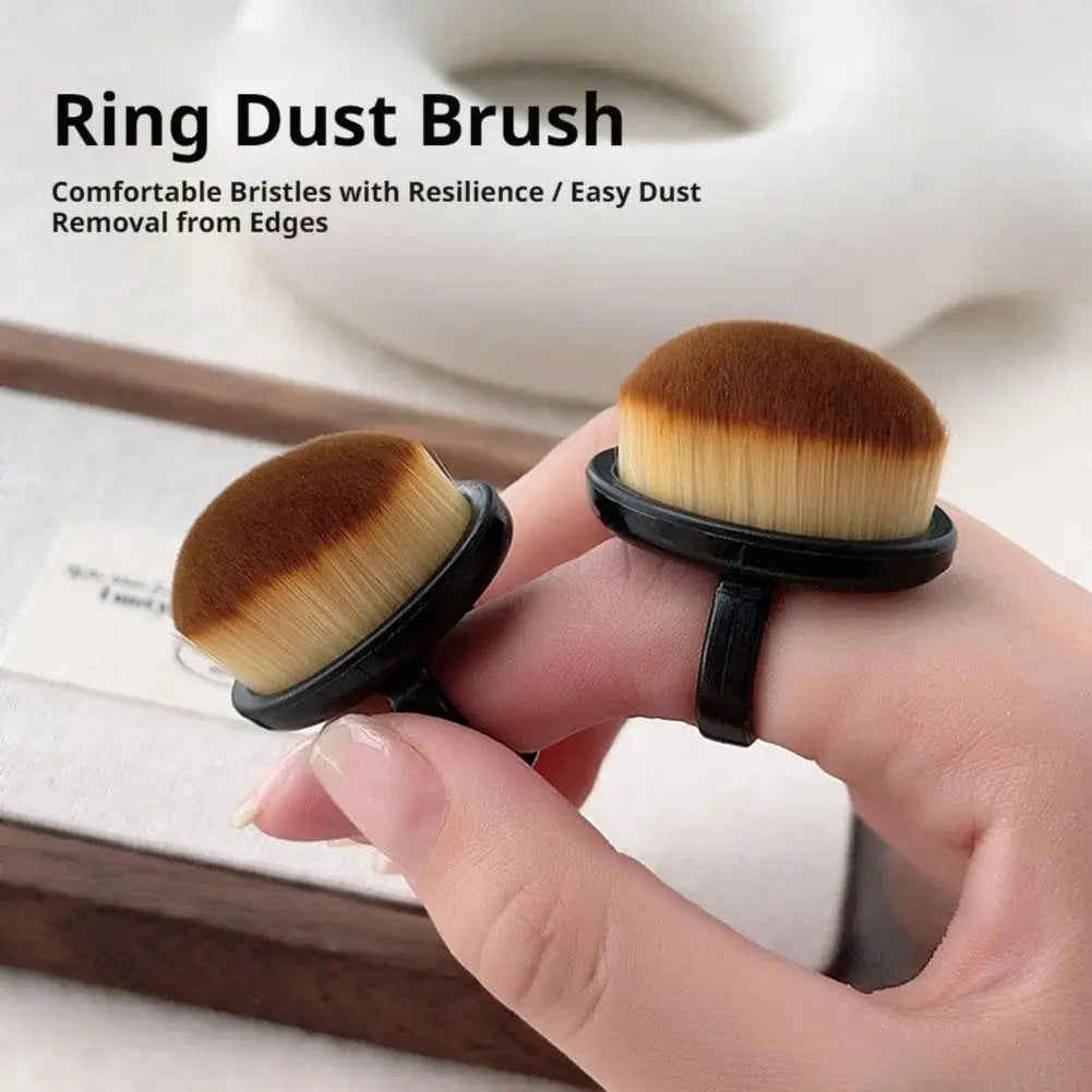 Nail Dust Brush Ring Handle – Soft Manicure Cleaning Brush Nail Dust Brush Oasis Select