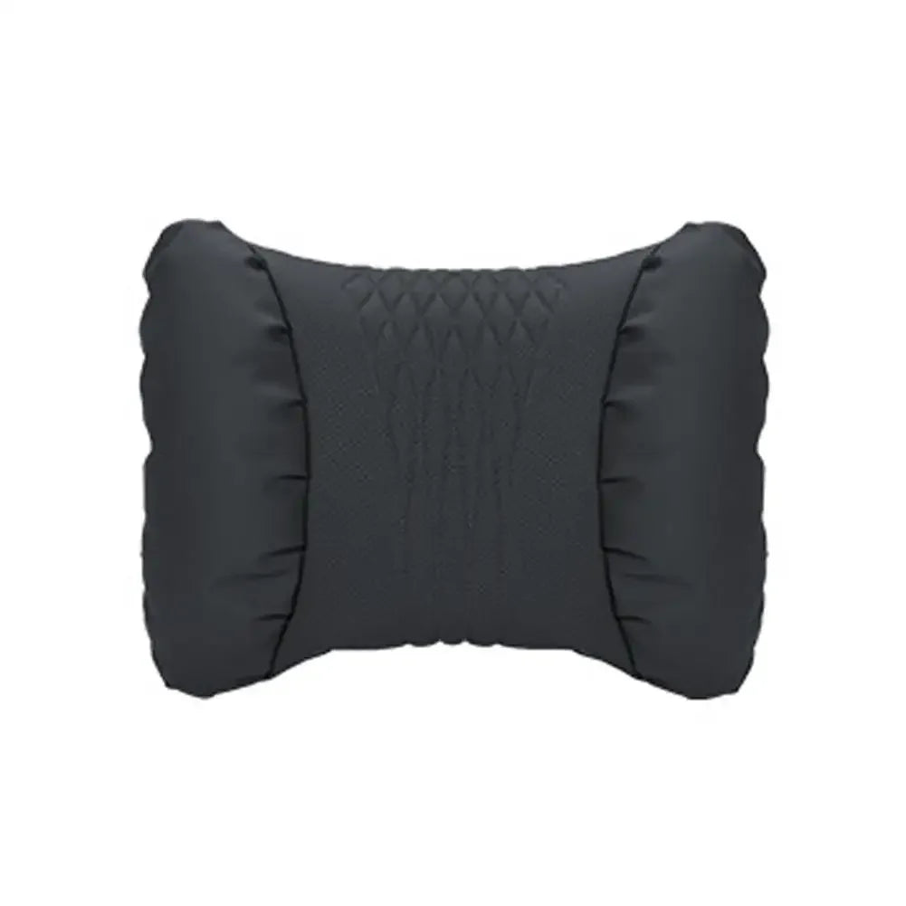 Nappa Leather Car Headrest & Lumbar Support Pillow Set