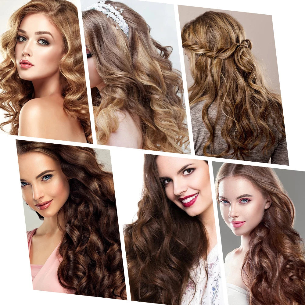 Anti-Scald Ceramic Curling Wand,Portable Curling Iron,Automatic Spiral Hair Curler for Women,Detangle Scald-Free Fast Heating Ro Oasis Select