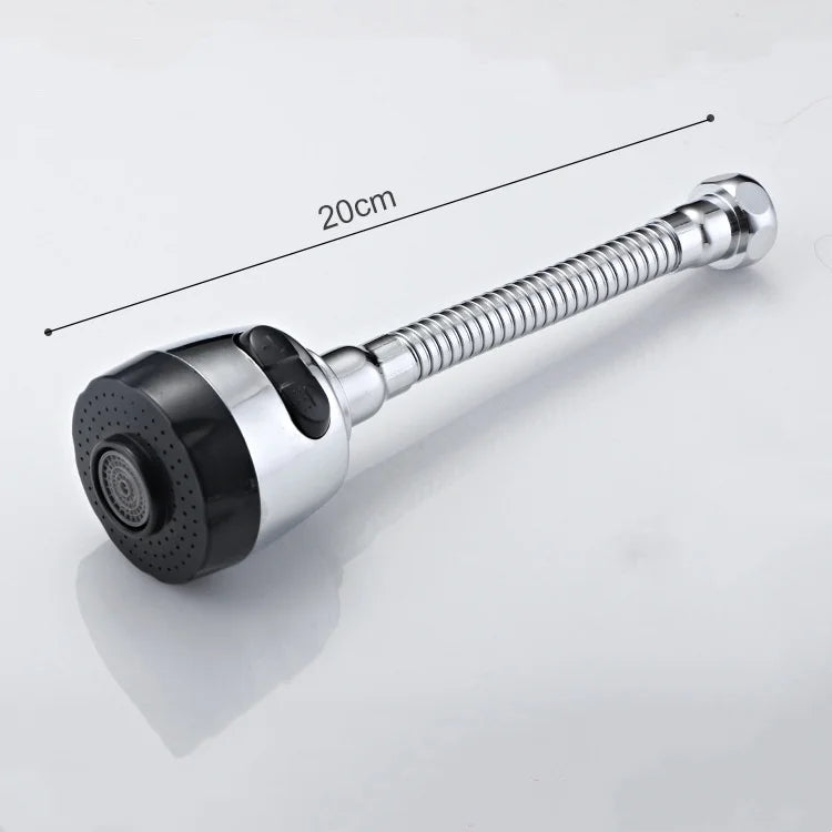 360 Degree Kitchen Faucet Spray Head Filter 2 Modes Adjustable conduit Filter Water Diffuser Converter for Kitchen Accessory Oasis Select silver black