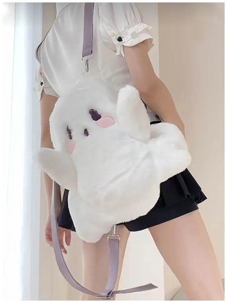Halloween Cute Ghost Cartoon Backpack New Personalized Doll Plush Doll Girl Single Backpack Oasis Select