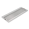 WISH Stainless Steel Drip Tray For Bar, Rectangular Water Catching Tray, Oil Draining Tray, 50X17.5X1.5Cm Oasis Select Silver