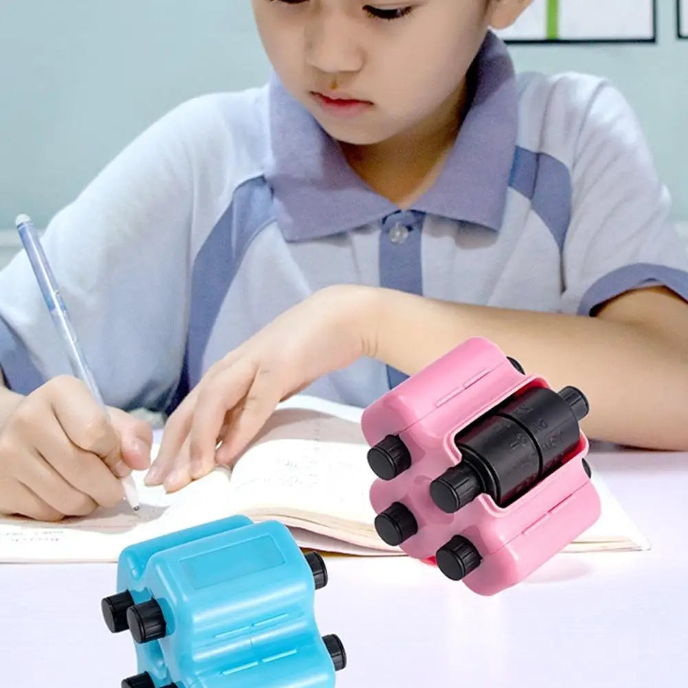 Math Roller Stamp Set 4 in 1 Math Practice Stamp Addition Subtraction Multiplication Division Randomized Stamp for Preschool Oasis Select