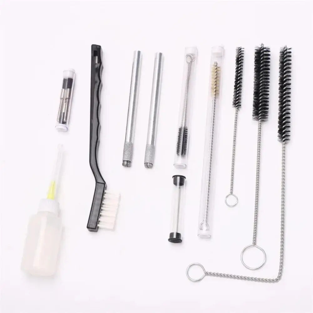 Airbrush Spray Nozzle Cleaning Brush Kit | 17/23Pc + Storage Case Airbrush Cleaning Kit Oasis Select