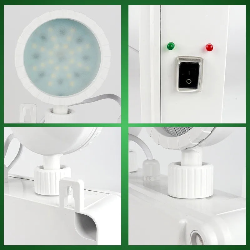SHINEKNOT IP65 Double Head LED Emergency Light 6W 200–240V
