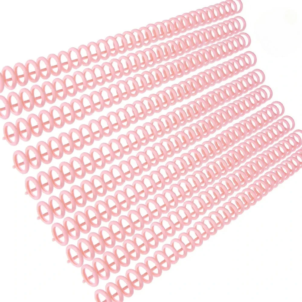 1-4pcs plastic 30-hole binder spine, can be cut, can hold up to 85 sheets of paper, DIY paper notebook album. Oasis Select