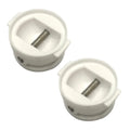 2PCS Surfboard Leash Legrope Plug Surfing shortboard longboard Kiteboarding SUP Leash Plug Oasis Select WHITE