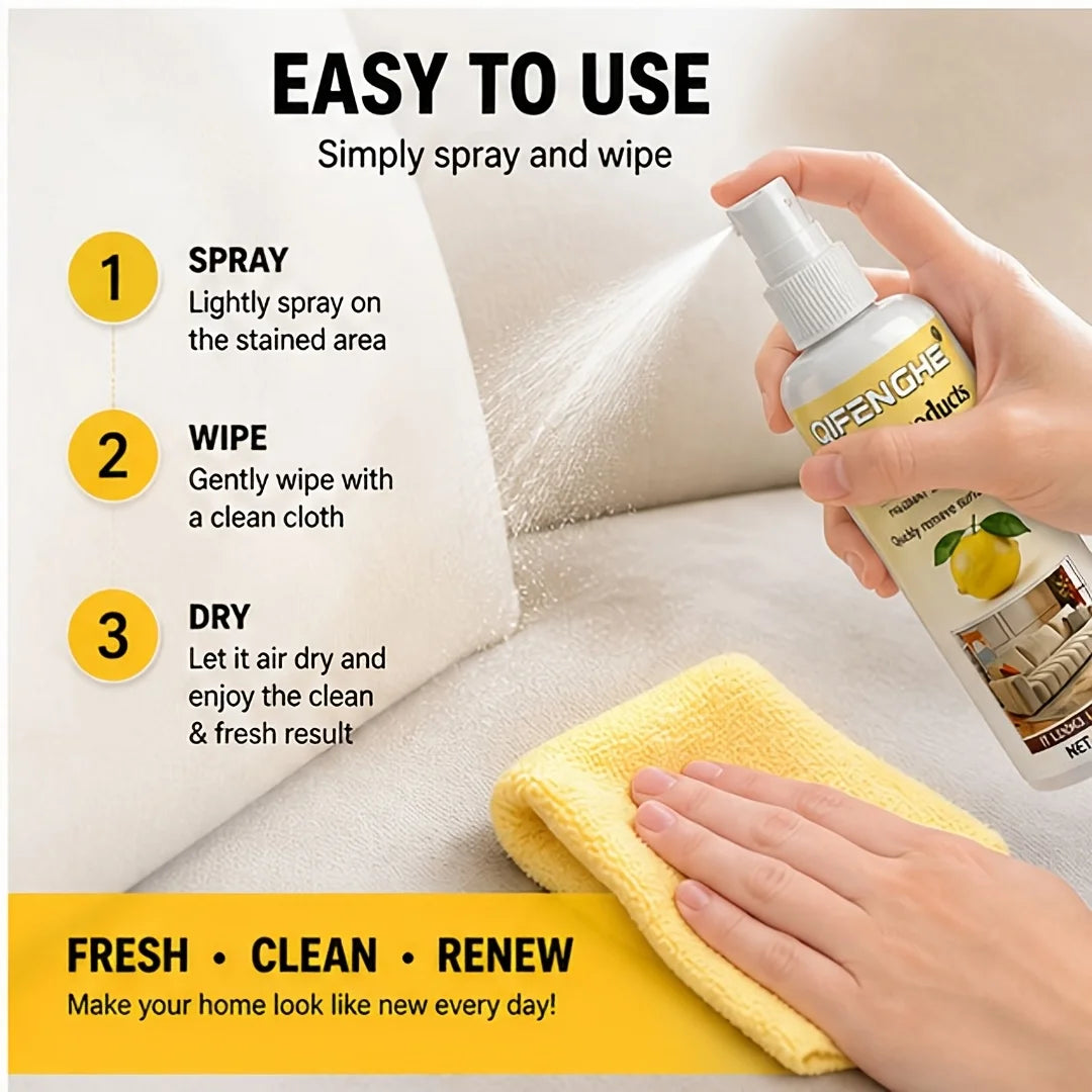 Waterless Fabric Cleaner Spray – No Rinse Fast Stain Removal Fabric Cleaner Spray Oasis Select