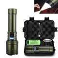 Powerful LED Flashlight USB C Rechargeable with Fresnel Lens Flashlight Super Bright Aluminum Zoom Torch Emergency Power Bank Oasis Select Green-Package List ZOOM