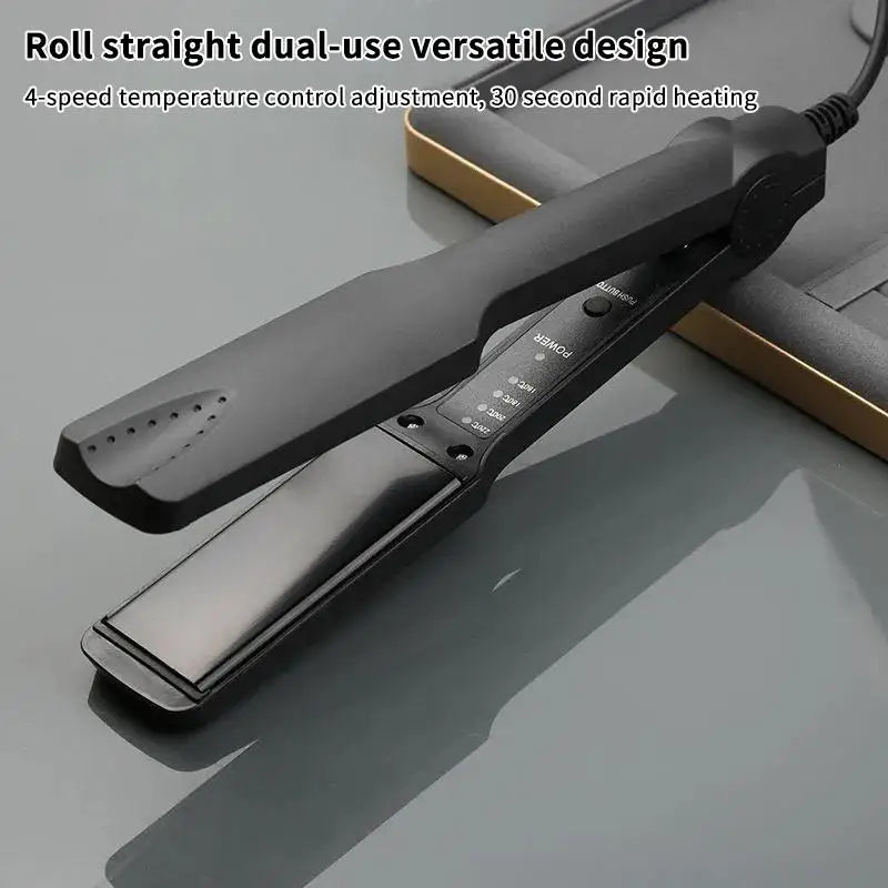 SU Hair Straightening Irons Dual Use Fast Warm-up Thermal Professional Ceramic Heating Plate For Straightening Curling Air Bangs Oasis Select A1