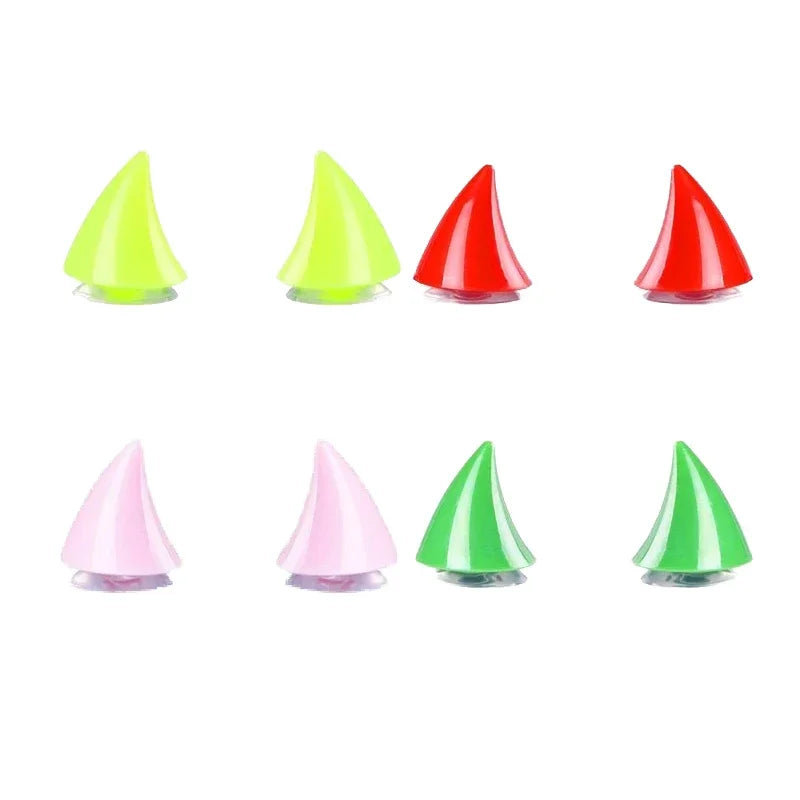 Motorcycle Helmet Cute Corner Rubber Horn Decoration Motocross Full Face Off Road Helmet Decoration Moto Car Accessories Oasis Select Mix-4 set