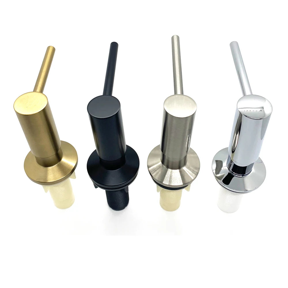 Brass Kitchen Sink Liquid Soap Dispenser Built-in Lotion Pump Head Oasis Select