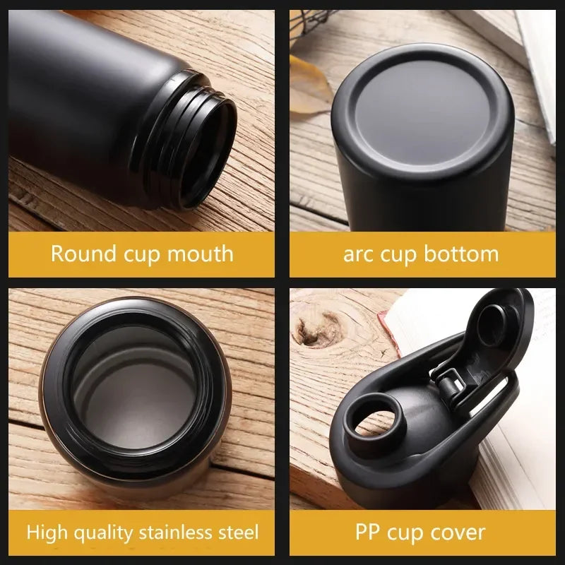 Metal Portable Water Bottle Leakproof Reusable Outdoor Sports Cup for Cycling Hiking Gym Halloween Gift Christmas Gift Travel Oasis Select