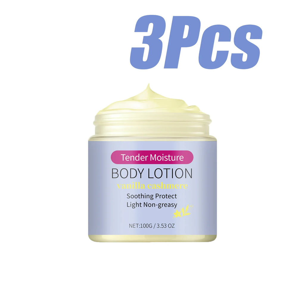 Tender Moisture Body Lotion Vanilla Cashmere Nourishing Dry Skin Care Lightweight Non-Greasy 24h Hydration for All Skin Types Oasis Select 300g Boxed