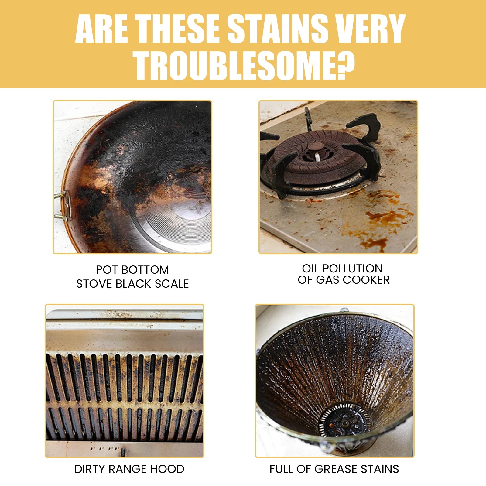 Stainless Steel Cleaning Paste Pot Pan Black Dirts Cleaner Oven Rust Remover Oil Descaling Cookware Metal Polish Cleaning Cream Oasis Select