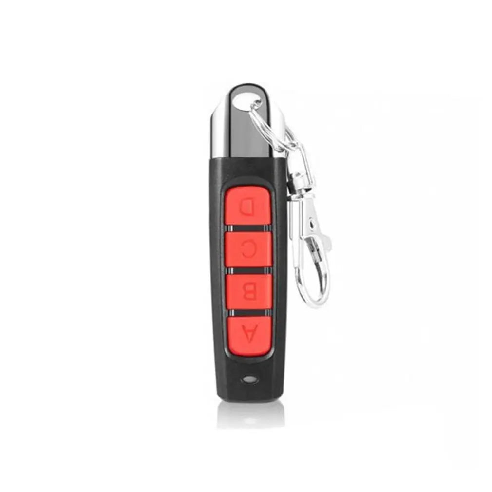 433MHZ Copy Remote Control Auto 4 Channe Code Garage Gate Door Opener Remote Control Duplicator Cloning Code Car Key Oasis Select Red ABCD