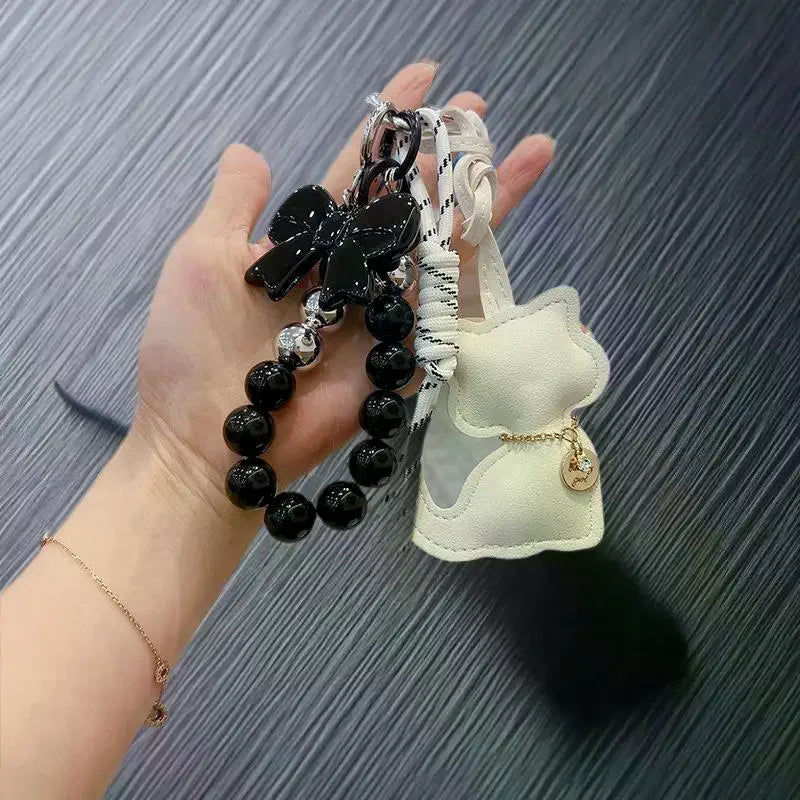 Black Cat Keychain Bag Charm Pendant | Cute Backpack Gift Bag Charm Keychain Oasis Select