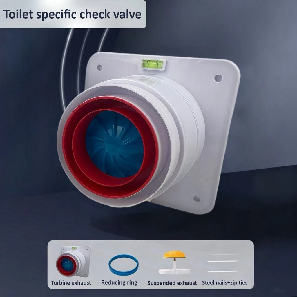 ABS Anti Reverse Valve, Thickened Reducer, Household Range Hood, Kitchen Exhaust Pipe, Universal Check Valve Oasis Select Caliber 80-110 Check valve