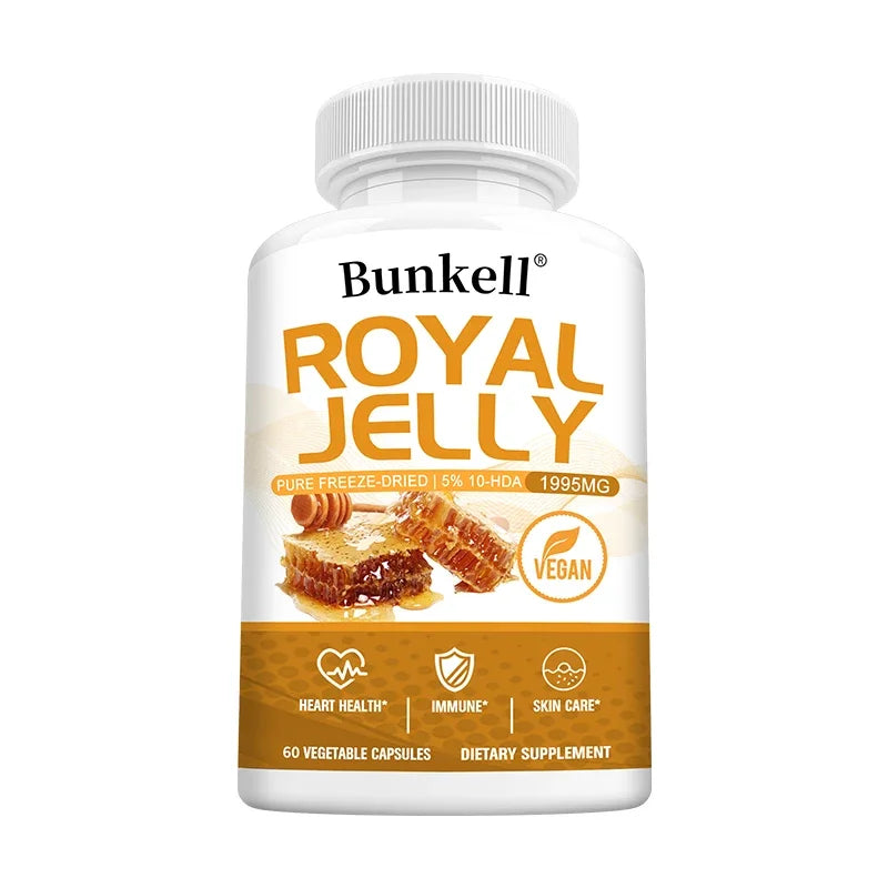 Royal Jelly 1995mg – Immune, Joint & Heart Support Capsules Royal Jelly Supplement Oasis Select 60 count-1 bottle
