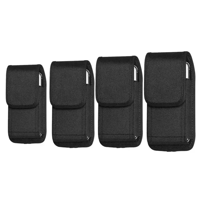 1/2/3pcs Tactical Cell Phone Pouch with Free D Shaped Buckle Protable Wallet Card Waist Pack Outdoor Sports Nylon Carrying Case Oasis Select