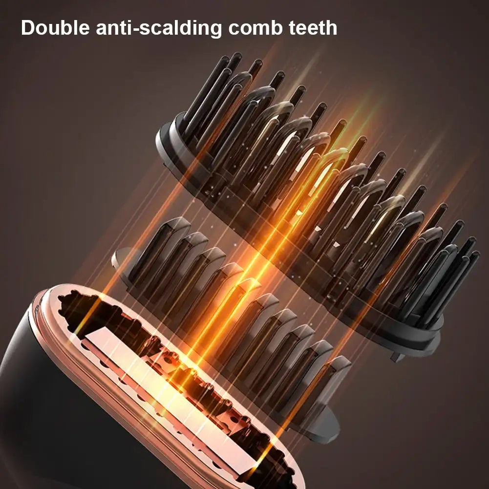 Wireless Hair Straightening Comb | 3-Heat Cordless Styler