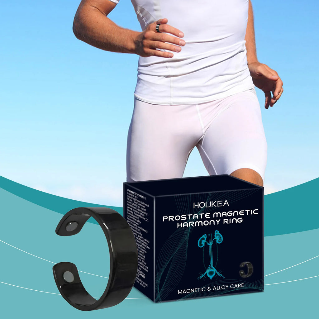 HOUKEA Prostate Care Ring – Magnetic Therapy for Men's Health Magnetic Therapy Ring Oasis Select